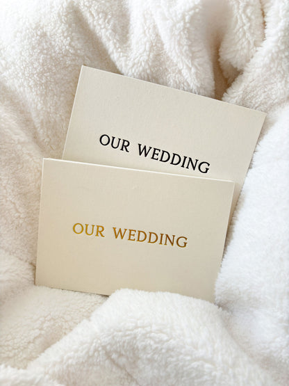 Video Book - Our Wedding